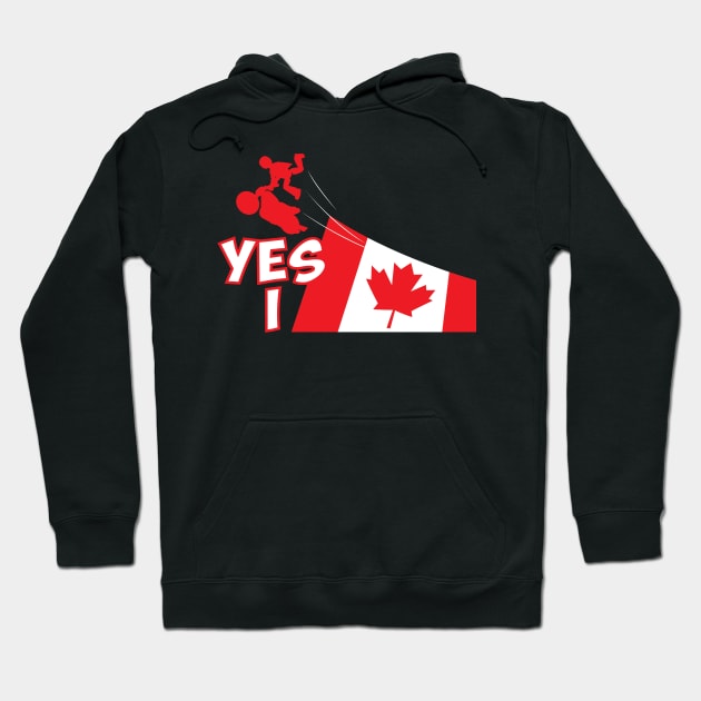 Yes I Canada Hoodie by VirGigiBurns